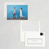 "Swashy Save" - Save the Dates in Cotton by Anna Elder - Assembled