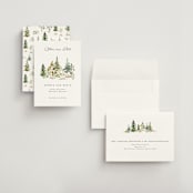 "Great Outdoors" - Save the Dates in Forest by Petra Kern - Assembled