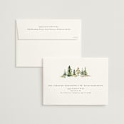 "Great Outdoors" - Save the Dates in Forest by Petra Kern - FREE Recipient Addressing