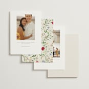 "Wild meadow" - Save the Dates in Elder Flower by Sarah Knight - Back of Card Options