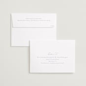 "Modern Air" - Save the Dates in Dusty Blue by Stacey Meacham - FREE Recipient Addressing