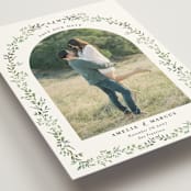 "Monogramed Arch" - Save the Dates in Mojito by Susan Moyal - Detail