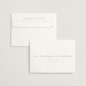 "Romantic Wreath" - Save the Dates in Chantilly by Wildfield Paper Co - FREE Recipient Addressing