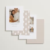 "Cinematic Love" - Save the Dates in Sand by Elly - Back of Card Options