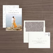 "Like a Movie" - Save the Dates in Sand by Alice Carmen - Assembled