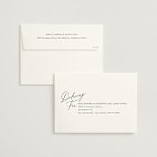 "Beautifully Scripted" - Save the Dates in Pearl by Hooray Creative - FREE Recipient Addressing