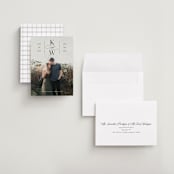 "Romantic Label" - Save the Dates in Ink by Carolyn MacLaren - Assembled