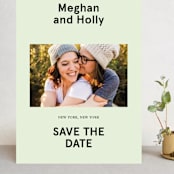 "Booklet" - Save the Dates in Fern by Jack Knoebber - Front