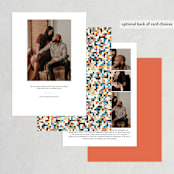 "Booklet" - Save the Dates in Fern by Jack Knoebber - Back of Card Options