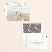 "And she said yes" - Save the Dates in Noir by Alice Carmen - Assembled