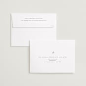 "Wedded Bliss" - Save the Dates in Cotton Linen by Carolyn MacLaren - FREE Recipient Addressing