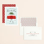 "Wed in Winter" - Save the Dates in Mistletoe by Corinne Malesic - Assembled