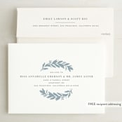 "His & Hers" - Save the Dates in Snow by Hooray Creative - FREE Recipient Addressing