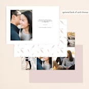 "Frankie" - Save the Dates in Ink by Karen Schipper - Back of Card Options