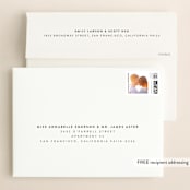 "Frankie" - Save the Dates in Ink by Karen Schipper - FREE Recipient Addressing