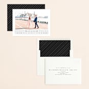 "Between the Lines" - Save the Dates in Blazer by Fine and Dandy Paperie - Assembled
