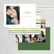 "Eucalyptus Wreath" - Save the Dates in Eucalyptus by Yao Cheng Design - Back of Card Options