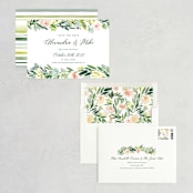 "Eucalyptus Wreath" - Save the Dates in Eucalyptus by Yao Cheng Design - Assembled