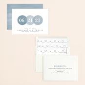 "Simply in Love" - Save the Dates in Rain by Amanda Sager - Assembled
