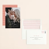 "His & Hers" - Save the Dates in Cloud by Carolyn MacLaren - Assembled