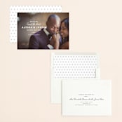 "Timeless" - Save the Dates in White by Oscar and Emma - Karly Depew - Assembled