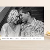 "Oh My Heart" - Save the Dates in Goldenrod by Bethan - Front