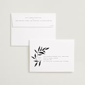 "Glacier" - Save the Dates in Ink by Wildfield Paper Co - FREE Recipient Addressing