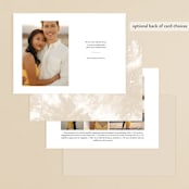 "Classy Collage" - Save the Dates in Tawny by Ana Sharpe - Back of Card Options