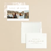 "Classy Collage" - Save the Dates in Tawny by Ana Sharpe - Assembled