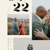 "Big Date" - Save the Dates in Ivory by Anastasia Makarova - Detail