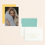 "totally in love" - Save the Dates in Buttermint by Lori James - Assembled
