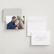 "Etched in love" - Save the Dates in Cloud by Stacey Meacham - Assembled