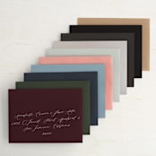 "Esquire" - Save the Dates in Cloud by Kim Dietrich Elam - Colored Envelopes Available