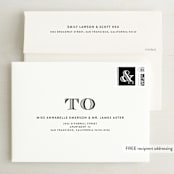 "Esquire" - Save the Dates in Cloud by Kim Dietrich Elam - FREE Recipient Addressing
