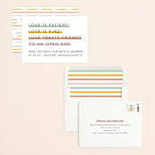 "Love is..." - Save the Dates in Sorbet by Hudson meet Rose - Assembled