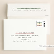 "Love is..." - Save the Dates in Sorbet by Hudson meet Rose - FREE Recipient Addressing