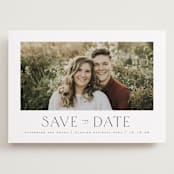 "Glacier" - Save the Dates in Ink by Wildfield Paper Co - Front