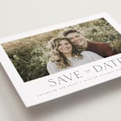 "Glacier" - Save the Dates in Ink by Wildfield Paper Co - Detail