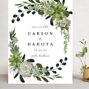 "Agave & Greens" - Save the Dates in Frosting by Susan Moyal - Front