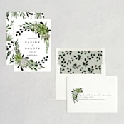 "Agave & Greens" - Save the Dates in Frosting by Susan Moyal - Assembled