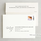 "Name Love" - Save the Dates in Snow by Chasity Smith - FREE Recipient Addressing