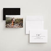 "Finally Getting Married" - Save the Dates in Cotton by Jill Means - Assembled