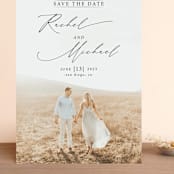 "And she said yes" - Save the Dates in Noir by Alice Carmen - Front