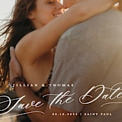 "Slant" - Save the Dates in Snow by Michelle Taylor - Detail