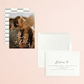 "lovingly" - Save the Dates in Cloud by Carolyn Nicks - Assembled