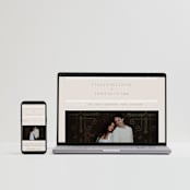 "Lace Trim" - Save the Dates in Cream by Kristen Smith - FREE Wedding Website