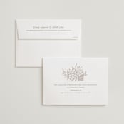 "Lace Trim" - Save the Dates in Cream by Kristen Smith - FREE Recipient Addressing