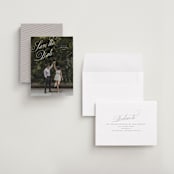 "Enamored" - Save the Dates in Pearl by Pixel and Hank - Assembled