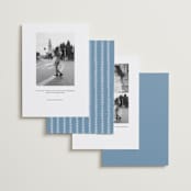 "Perfect Day" - Save the Dates in Aquamarine by Elisa Lara Campos - Back of Card Options