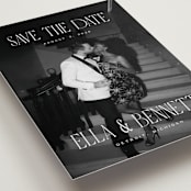 "Gaze" - Save the Dates in Snow by Pixel and Hank - Detail